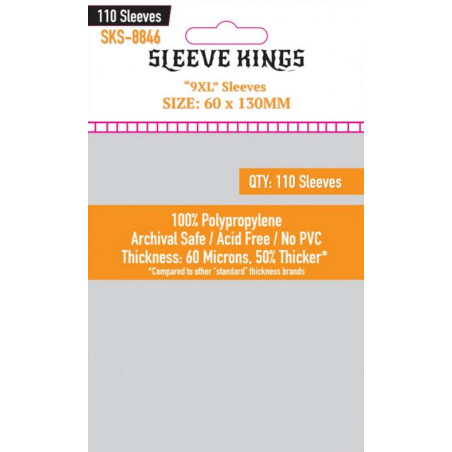 Protège-cartes Sleeve Kings 60x130mm (110) - Agorajeux