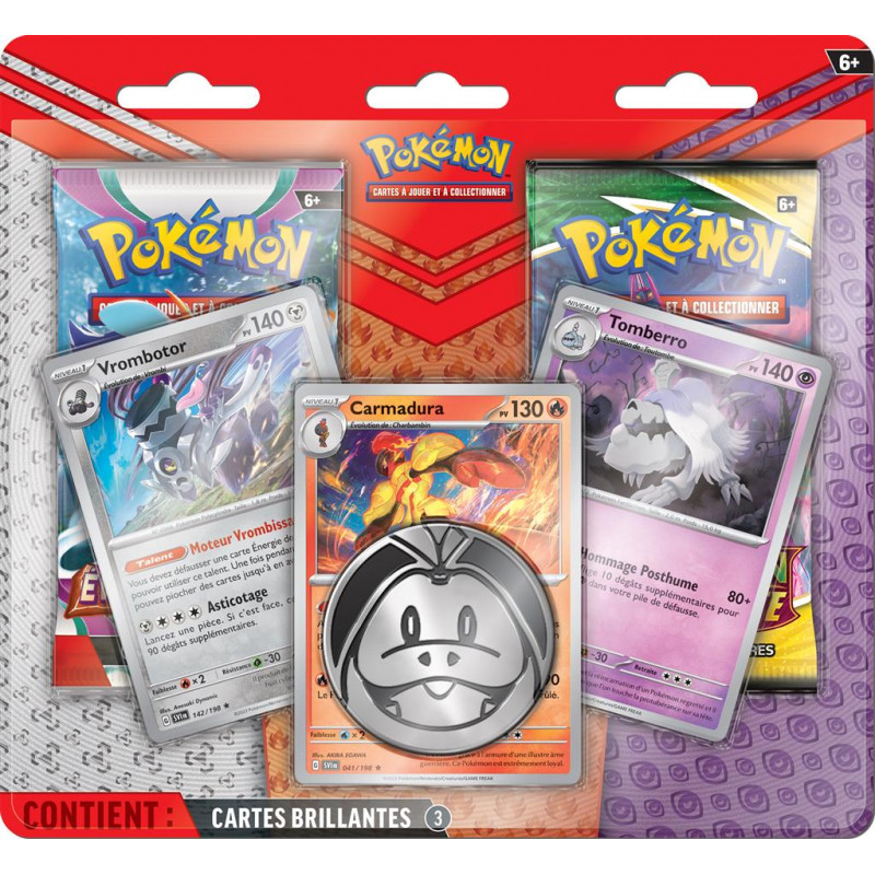 Pokémon : Pack 2 boosters Carmadura