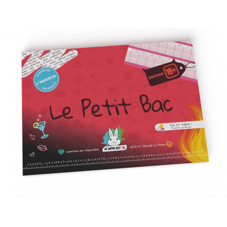Le Petit Bac édition 18+ - Jeu de société - Agorajeux