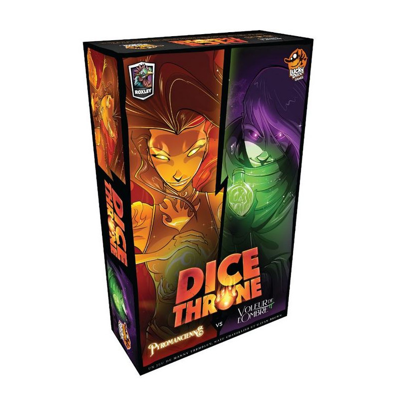 Dice Throne - saison 1 - Pyromancienne vs Voleur de l’Ombre