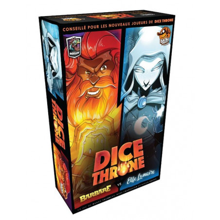 Dice Throne - saison 1 - Barbare vs Elfe Lunaire