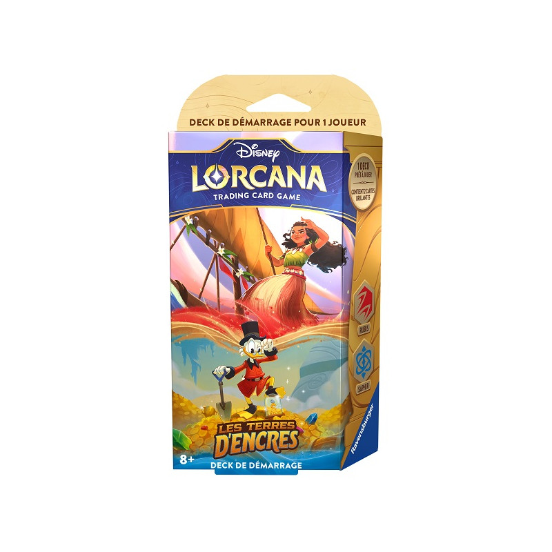 Deck de démarrage Lorcana Set 3 : Vaiana & Picsou