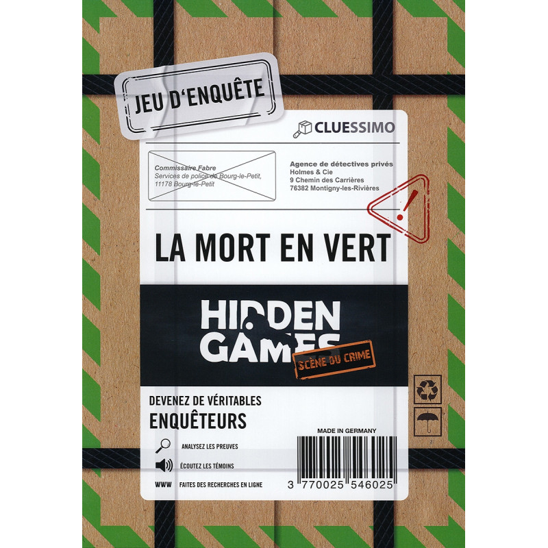Hidden Games 3 : La Mort en Vert