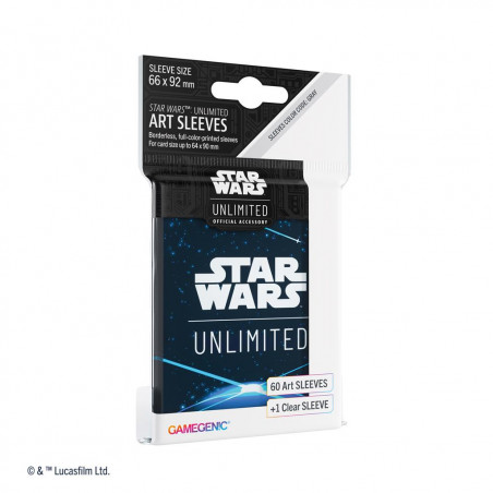Star Wars Unlimited Art Sleeves Space Blue - Agorajeux