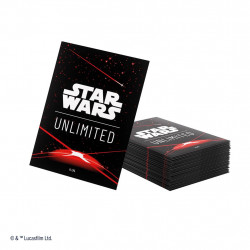 Star Wars Unlimited Sleeves Double Pack Space Red