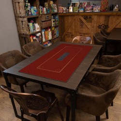 Tapis de Poker Rouge néoprène 60 x 120 cm - Boutique Agorajeux