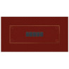 Tapis de Poker rouge 60x120 cm