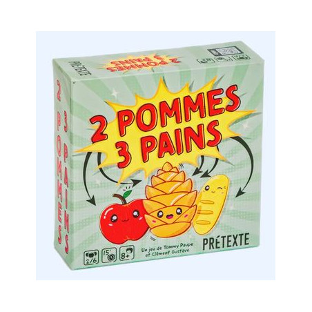 2 Pommes 3 Pains - Jeu de société - Agorajeux