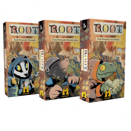 Root : lot des 3 Packs Nomades - Matagot - Agorajeux