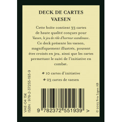 Vaesen : Deck de cartes - Agorajeux