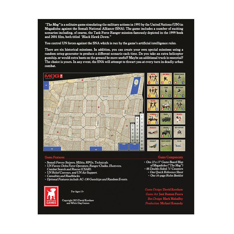 The Mog - carte en tissu
