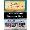Clash of Sovereigns Mounted Map - GMT Games - Agorajeux