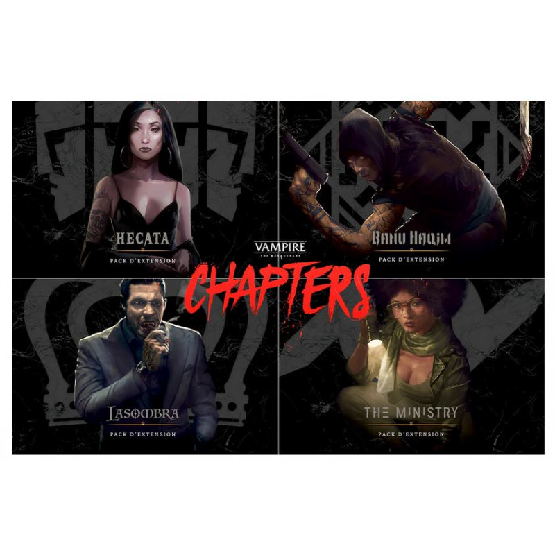 Vampire la Mascarade Chapters : Pack d'Extensions - Agorajeux
