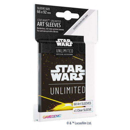 Star Wars Unlimited Art Sleeves Dos jaune - Agorajeux