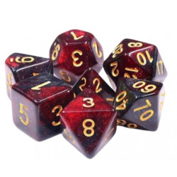 Lot de 7 dés – Bloody Mary