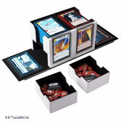 Star Wars Unlimited Double Deck Pod White/Black - Agorajeux