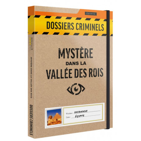 Dossiers Criminels - Mystère Dans La Vallée Des Rois - Agorajeux