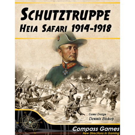 Schutztruppe - Heia Safari : 1914-18 - Compass Games - Agorajeux