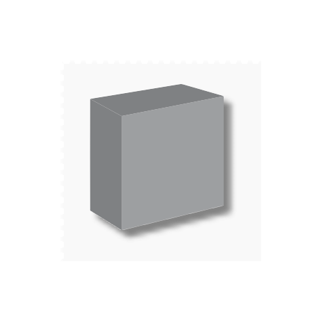 Sachet de 25 blocs de bois gris 24mm - Agorajeux