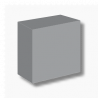 Sachet de 25 blocs de bois gris 24mm - Agorajeux