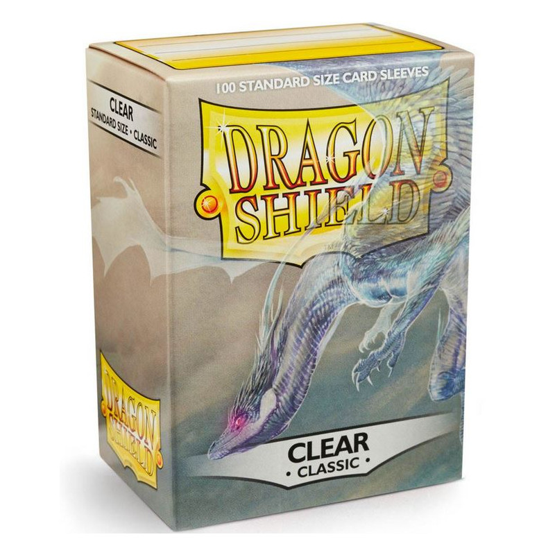 100 Protège cartes Dragon Shield Clear 63x88mm