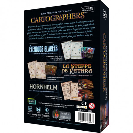Acheter Cartographers - Pack de Parchemins 2 - Intrafin - Agorajeux