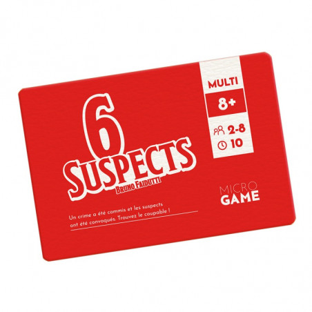 6 Suspects - Matagot - Agorajeux