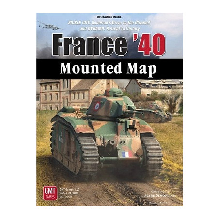 France 40 Mounted Maps - GMT Games - Agorajeux