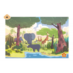 BD Super Petit Héros : Mélange au Zoo - Makaka - Agorajeux