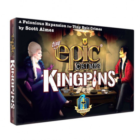 Tiny Epic Crimes - Extension Kingpins - Pixie Games - Agorajeux