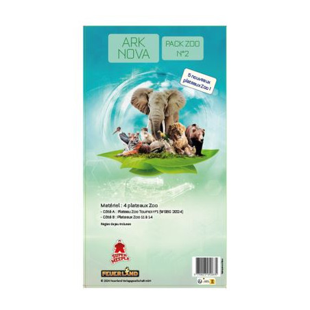 Ark Nova : Plateaux Zoo recto/verso 2 - Super Meeple - Agorajeux