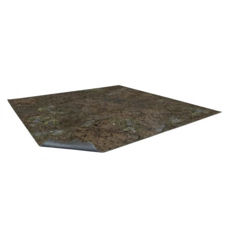 Maladum - Grassy Fields Gaming Mat 3x3 - Grid - Agorajeux