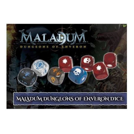Maladum Dungeons of Enveron - Set de Dés