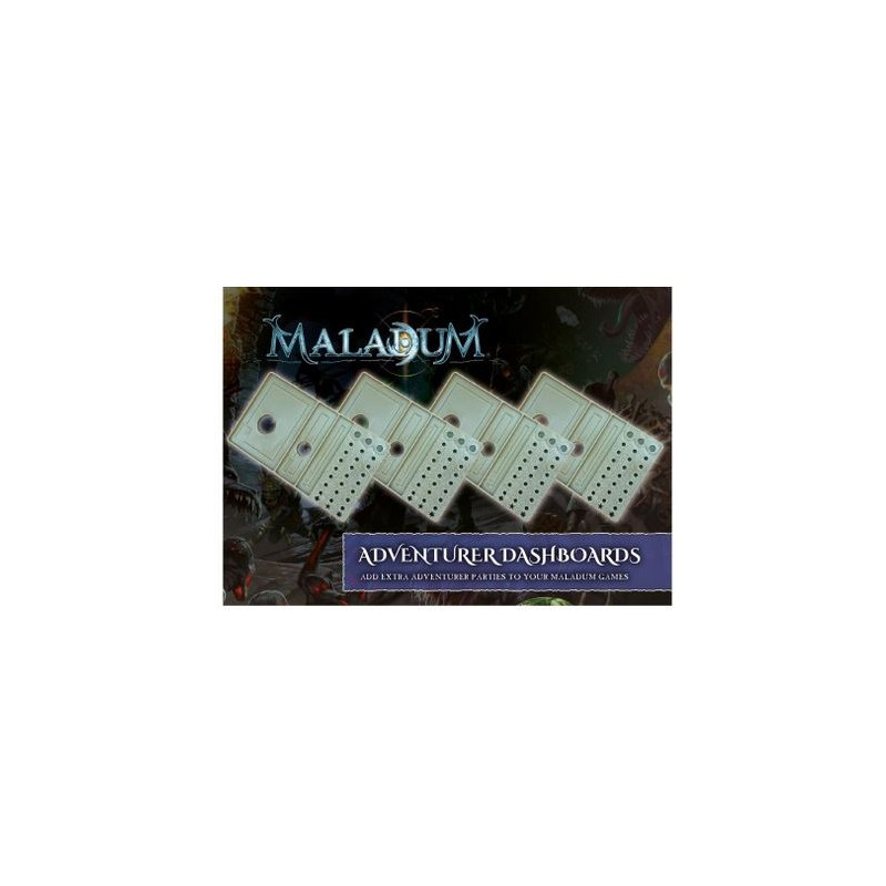 Maladum Dungeons of Enveron - Adventurer Dashboards