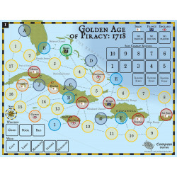 Golden Age of Piracy: 1718 - Compass games - Agorajeux