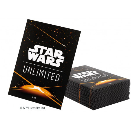 Star Wars Unlimited Art Sleeves Orange - Agorajeux
