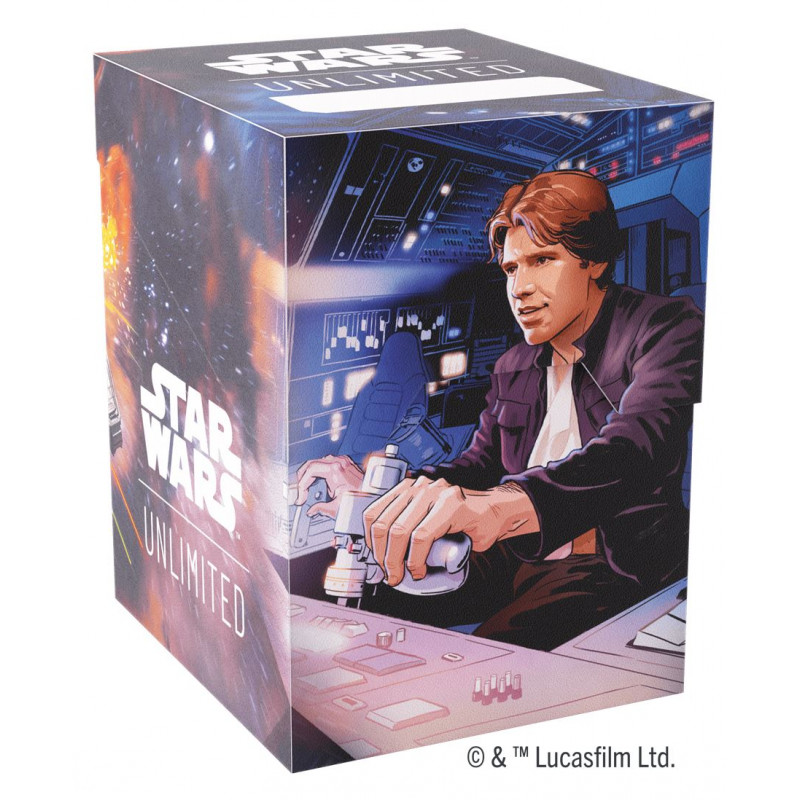 Star Wars Unlimited Deck Box Han Solo/Millenium Falcon
