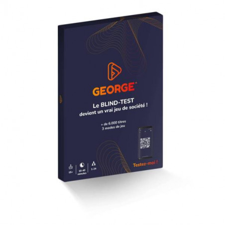George le Blind Test devient un jeu de société  - Agorajeux