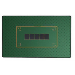 Tapis de Poker Vert 60x100 cm