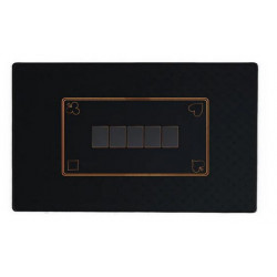 Tapis de Poker Noir 60x100 cm