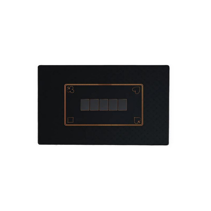 Tapis de Poker Noir 60x100 cm