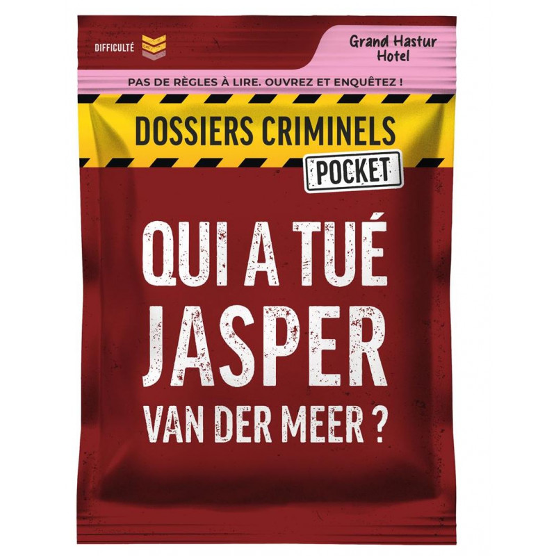 Dossiers Criminels Pocket 3 Qui a tué Jasper Van Der Meer? - Agorajeux