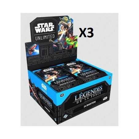 Lot de 3 Displays Star Wars Unlimited TCG : Set 5 - Agorajeux