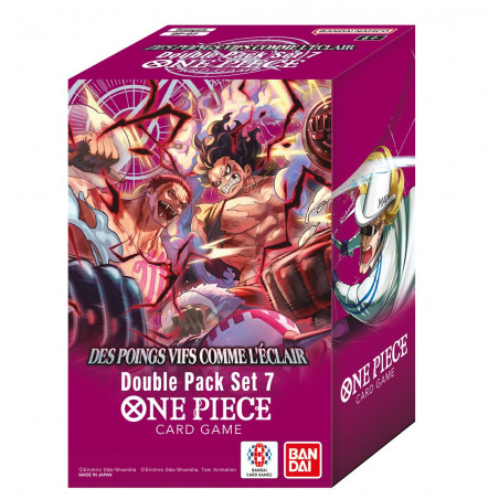 One Piece Des Poings Vifs Comme l'Éclair OP11 Double Pack FR - Agorajeux