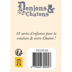 Donjons & Chatons : Set de carte petites enfances - Agorajeux