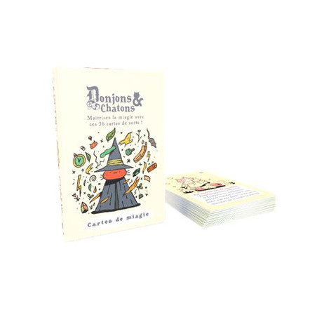Donjons & Chatons : Set de carte Miagie - Agorajeux