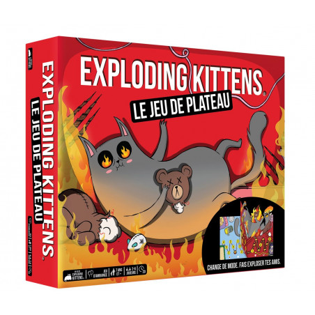 Exploding Kittens : Le jeu de plateau - Agorajeux