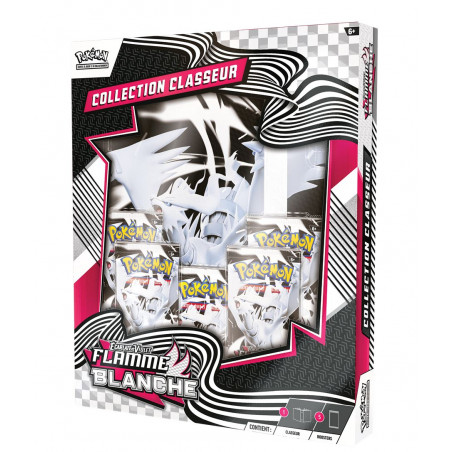 pack portfolio 5 boosters pokemon ev10.5 Flamme Blanche - Agorajeux