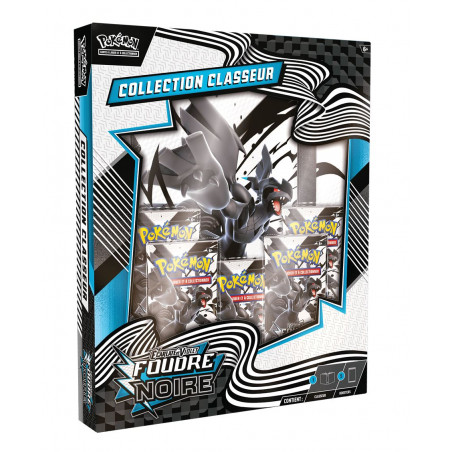 pack portfolio 5 boosters pokemon ev10.5 Foudre Noire - Agorajeux