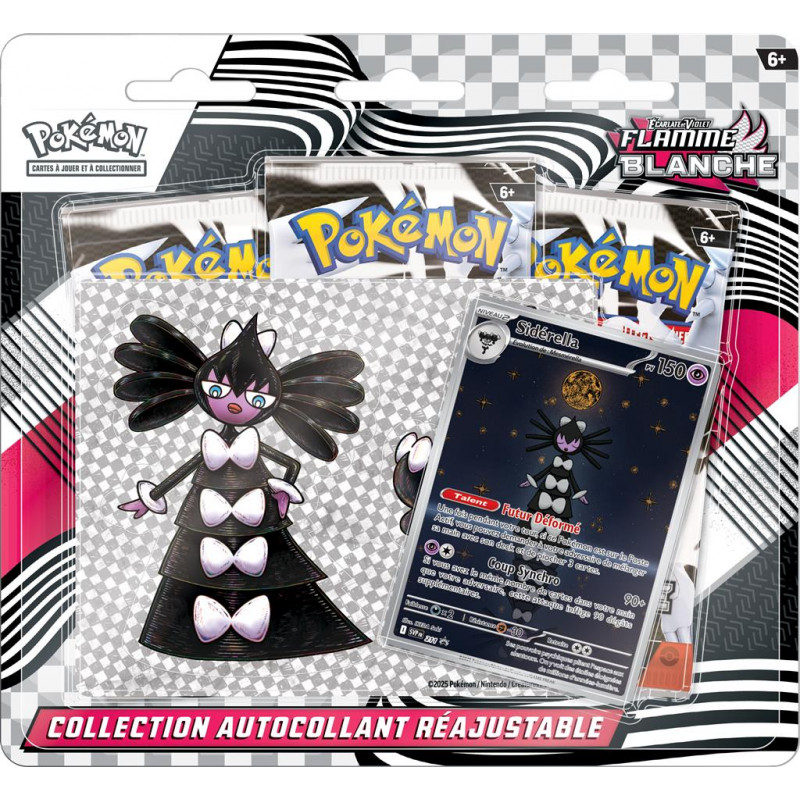 Tri-pack Sticker pokemon EV10.5 Flamme Blanche